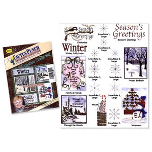 Winter Sampler Embroidery CD by Cactus Punch
