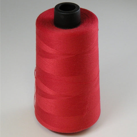 Spun Polyester in Red, 6000yd Spool