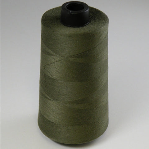 Spun Polyester in Olive, 6000yd Spool