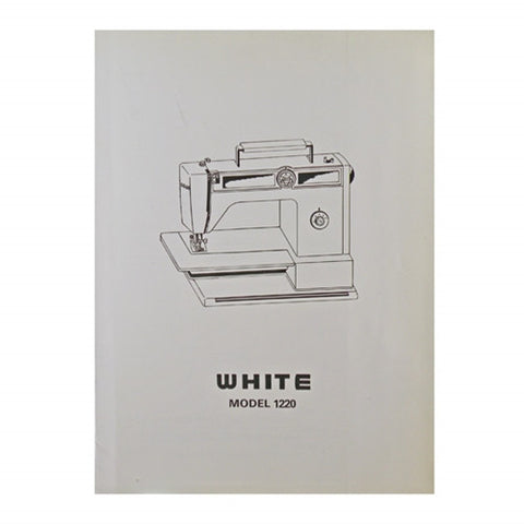 Instruction Book for White 1220