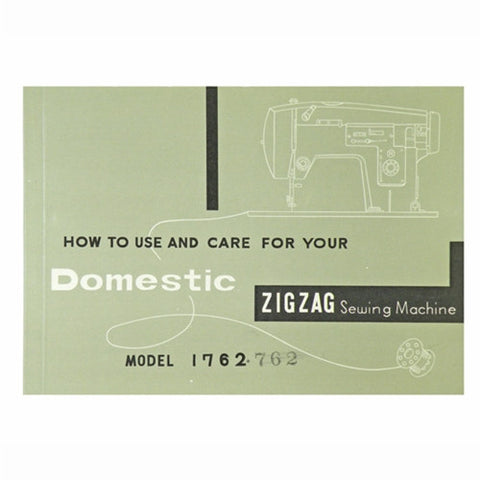 Instruction Book for White 1762 Domestic
