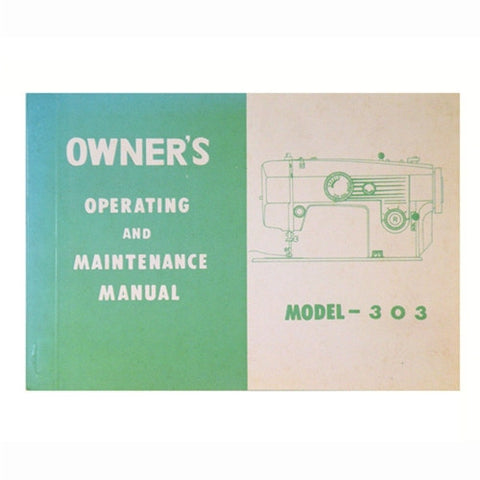 Instruction Book for White 303