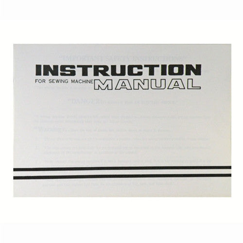 Instruction Book for White 1415