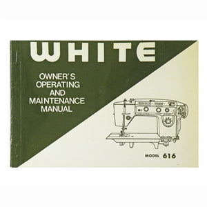 Instruction Book for White 616