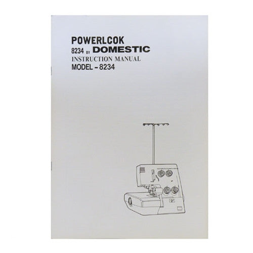 Instruction Book White Serger S34, Domestic 8234