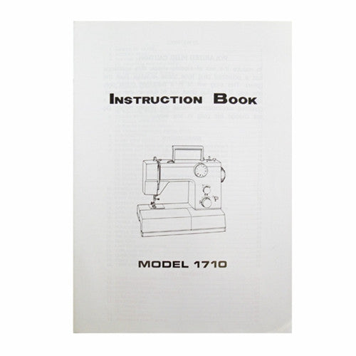 Instruction Book for White 1710
