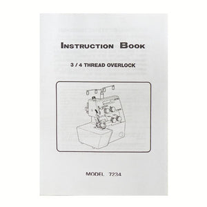 Instruction Book for White Serger 7234