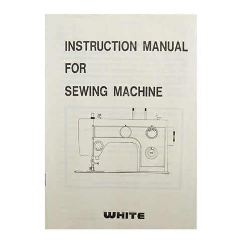Instruction Book for White 1744 Flat Bed