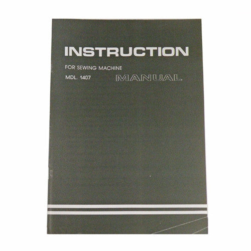 Instruction Book for White 1407