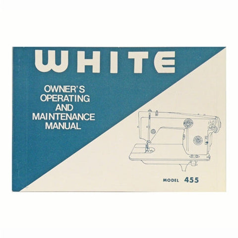 Instruction Book for White 455