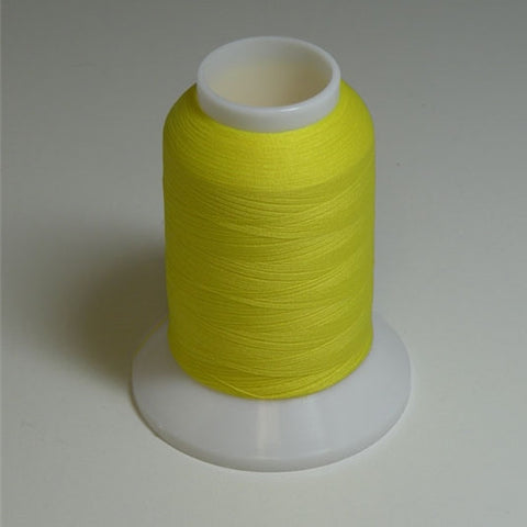 YLI Woolly Nylon in Bright Yellow, 1000m Spool