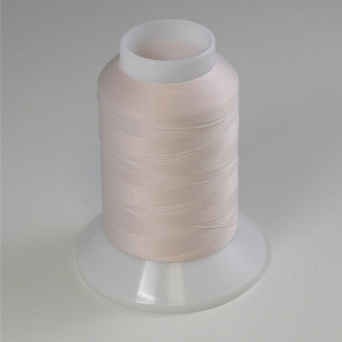 YLI Woolly Nylon in Off White Pink, 1000m Spool