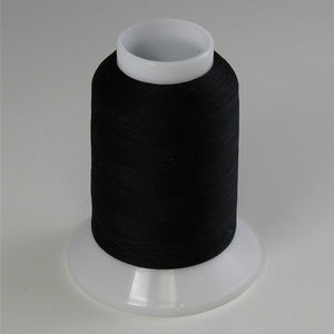 YLI Woolly Nylon in Black, 1000m Spool
