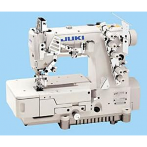 Juki MF-7723-3 Needle Coverstitch Industrial Machine With Cover and Motor, Table Comes Assembled