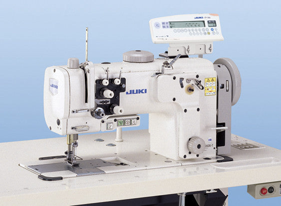 Juki LU-2260W-7 High-speed, 2-needle, Unison-feed, Lockstitch Machine with Vertical-axis Large Hooks