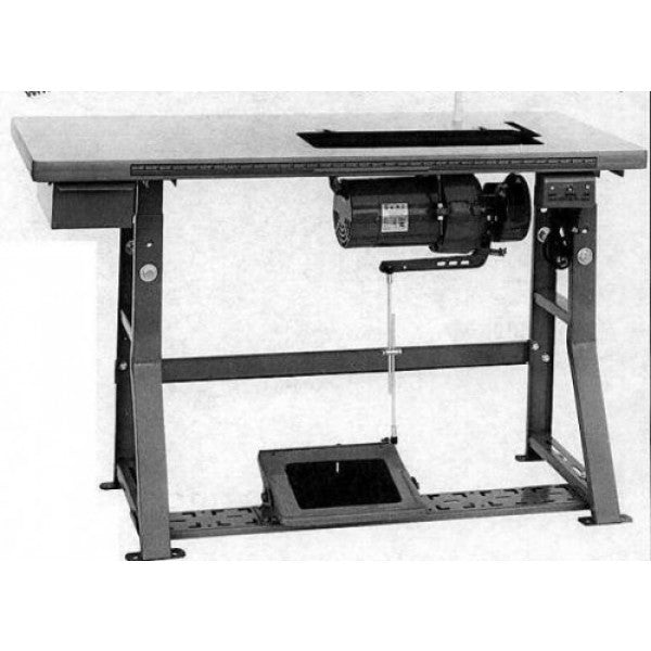 Juki MF-7723-3 Needle Coverstitch Industrial Machine With Cover and Motor, Table Comes Assembled